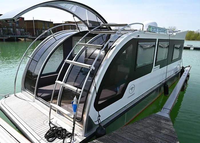 Wohnen Auf Der Marina Lagovida, Hausboot Mit Sonnenterrassen Auf 20 Qm