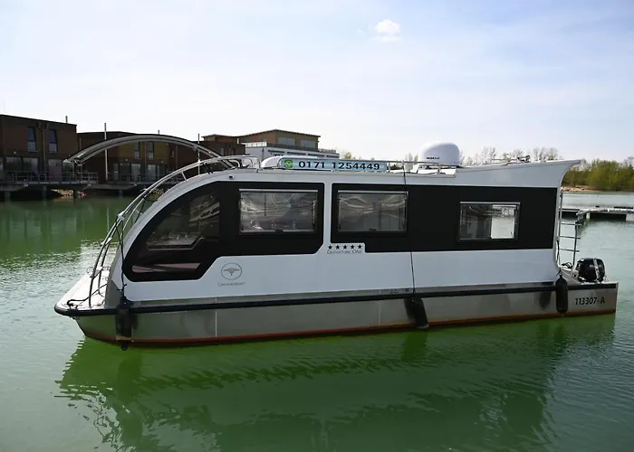 Wohnen Auf Der Marina Lagovida, Hausboot Mit Sonnenterrassen Auf 20 Qm Hotel na wodzie *